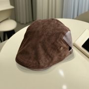 British Style Retro Newsboy Cap for Women, Summer Japanese Style Newsboy Hat, Face Slimming Vintage Style Reverse Wear Duckbill Painter Hat - Image 2