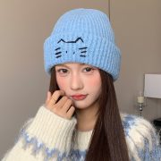 Women's Retro Wide Brim Fedora Hat, Autumn Winter Wool Blend Hat, Fashionable Literary Hat, Versatile Dressy Hat - Image 3