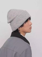 Large Head Circumference Face Slimming Wool Hat, Autumn Winter Loose Warm Ear Protection Solid Color Knitted Hat, Trendy Cold Weather Hat - Image 2