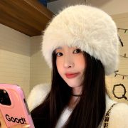 Women's Autumn Winter Knitted Hat, Korean Style Solid Color Beanie, Warm Head-wrap Hat, Versatile Fashion Cold Weather Hat - Image 3